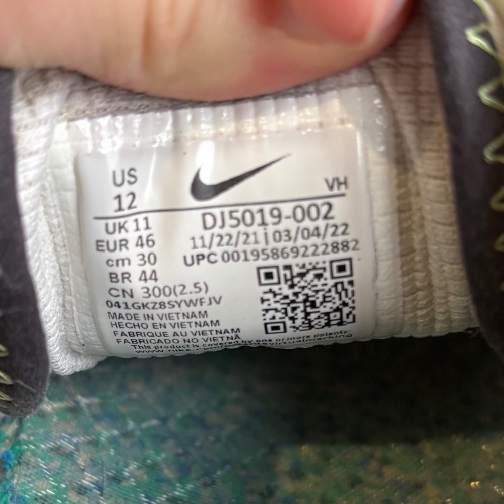Nike Air Max Terrascape 97 White Vivid Green DJ5019-002 Men's Size‎ 12 - Picture 9 of 10